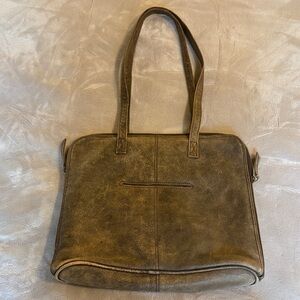 Latico Elegant Brown Leather Tote Bag